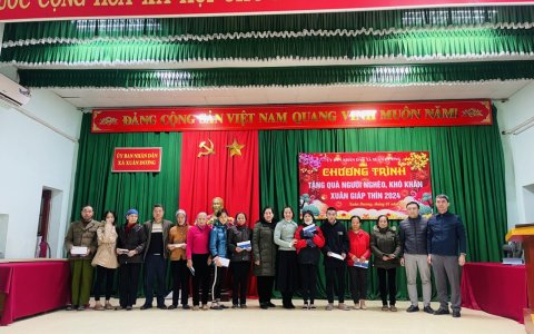 Xã Xuân Dương chăm lo Tết cho các đối tượng chính sách và người nghèo